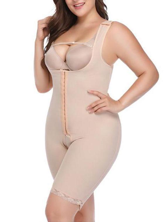 Women Plus Size One piece Bodysuit