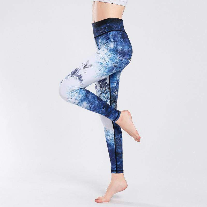 Printed High Waist Tight Trendy Yoga Legging