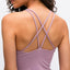 Tape Cross Chest Cushion Yoga Vest