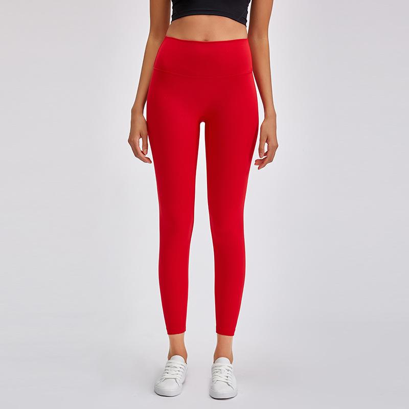 High waisted Skin naked Sports Nine point Pants