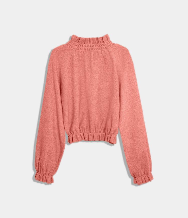 Solid Color Cropped Sweater