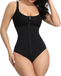 Women Bodysuit Straps Zipper Waist Trainer Cincher